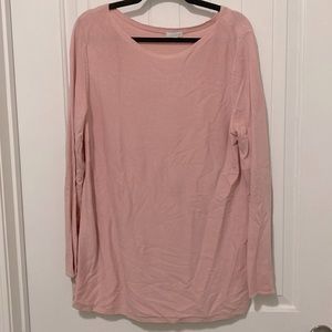 J. Jill pink, long sleeve tunic